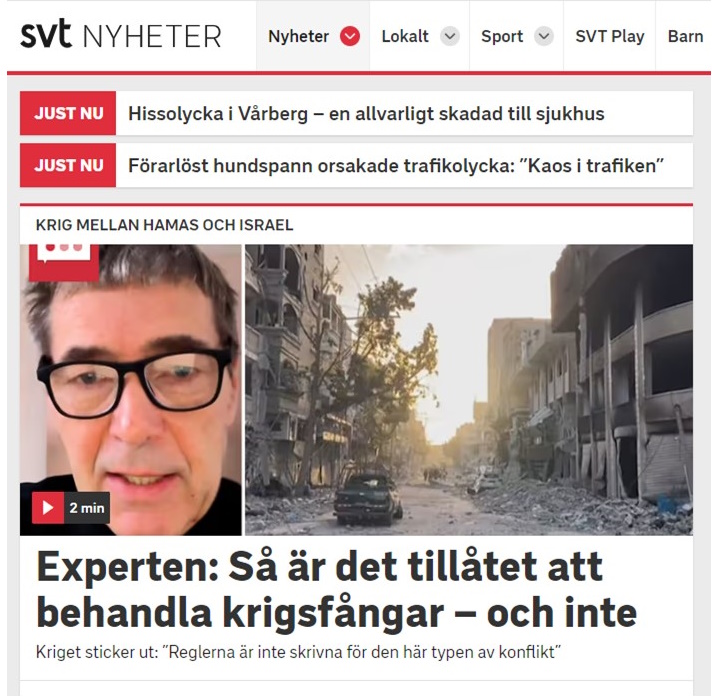 SVT rapportering