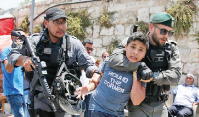 Barn i israeliska fängelse